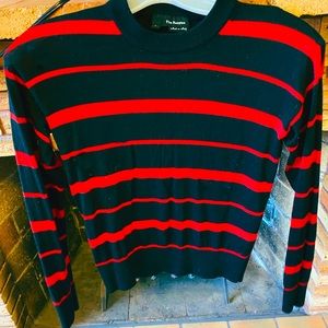 Kooples red & black top